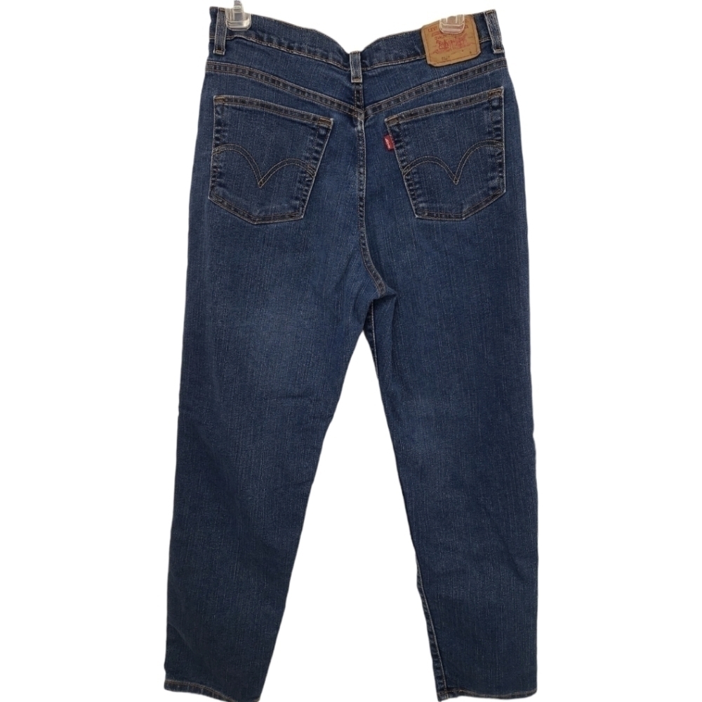 LEVI'S 512 Classic Slim Fit Stretch Tapered Leg High Waist 12S EUC - Picture 5 of 11